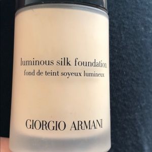 Georgia Armani luminous silk foundation.  2.